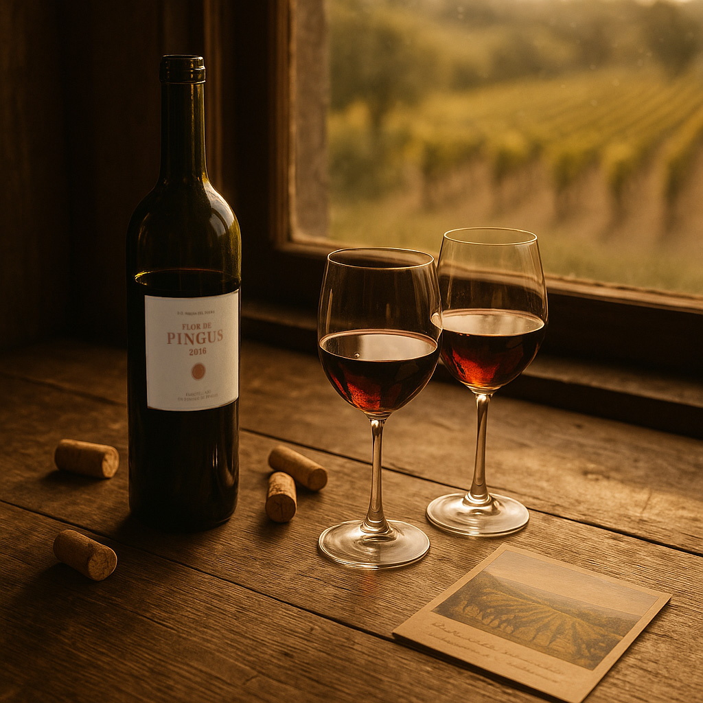 Vineyard and bottle journey