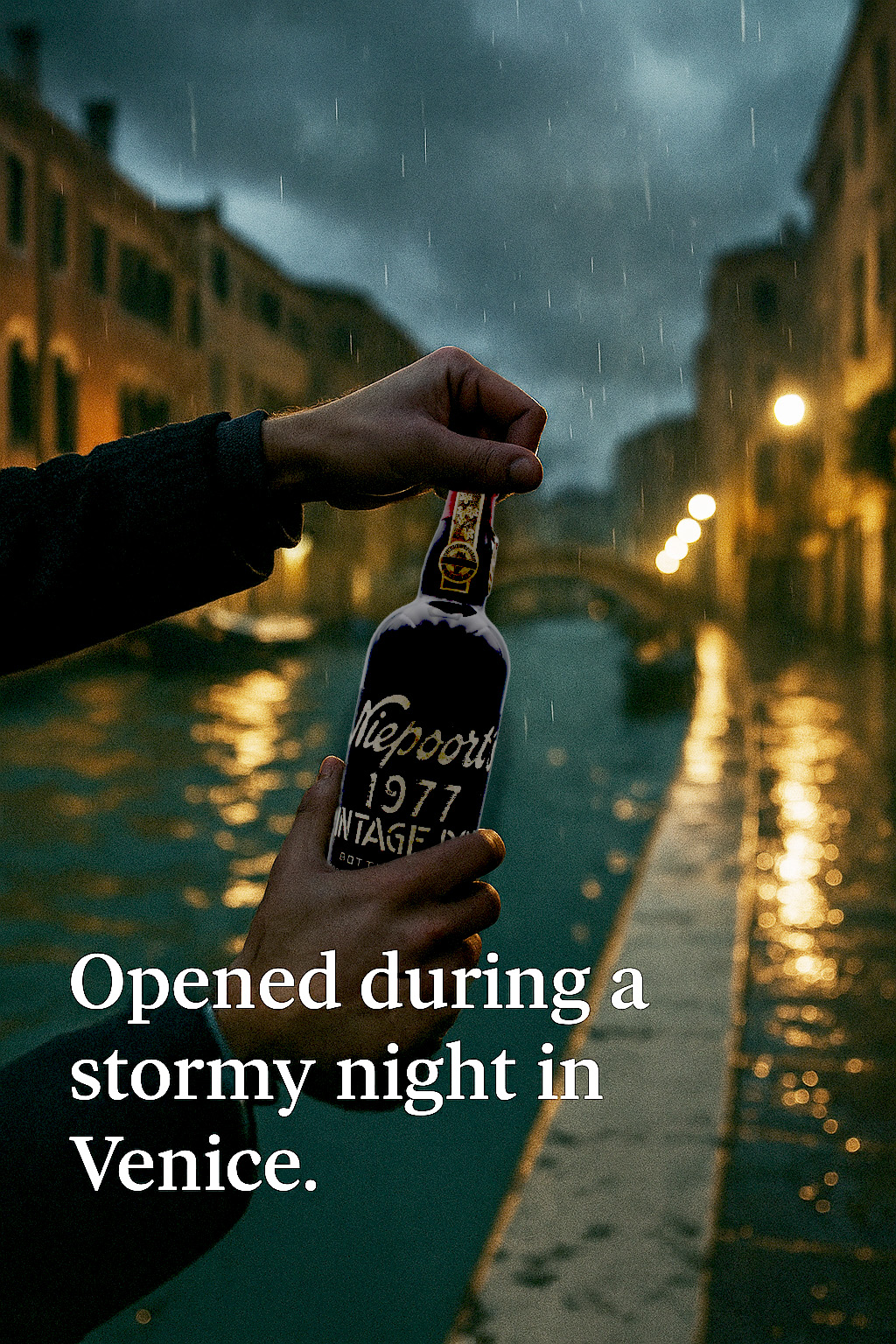 Stormy night in Venice